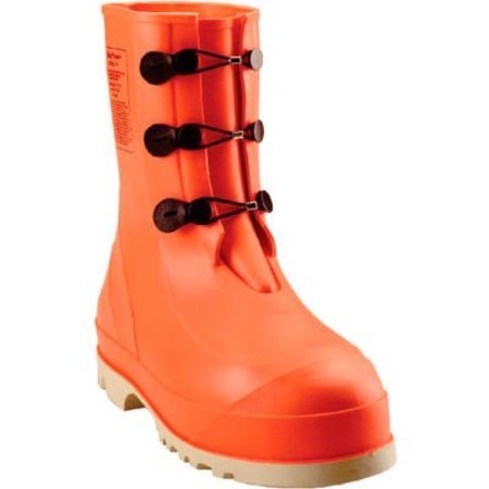 TINGLEY RUBBER Tingley® 82330 HazProof® Steel Toe Boots, Orange/Cream, Sure Grip Outsole, Size 6 82330.06